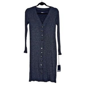 Luxury Michael Lauren Cardigan Button Front Sweater Dress -Size XS
